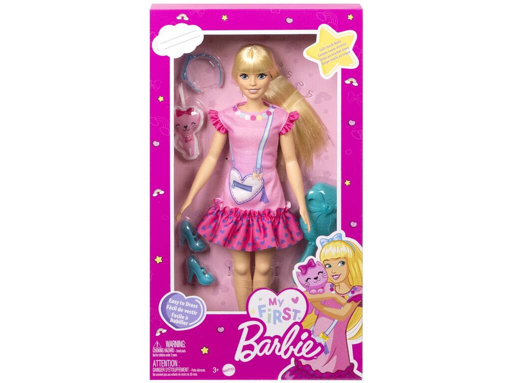Minha Primeira Barbie Malibú Mattel HLL19