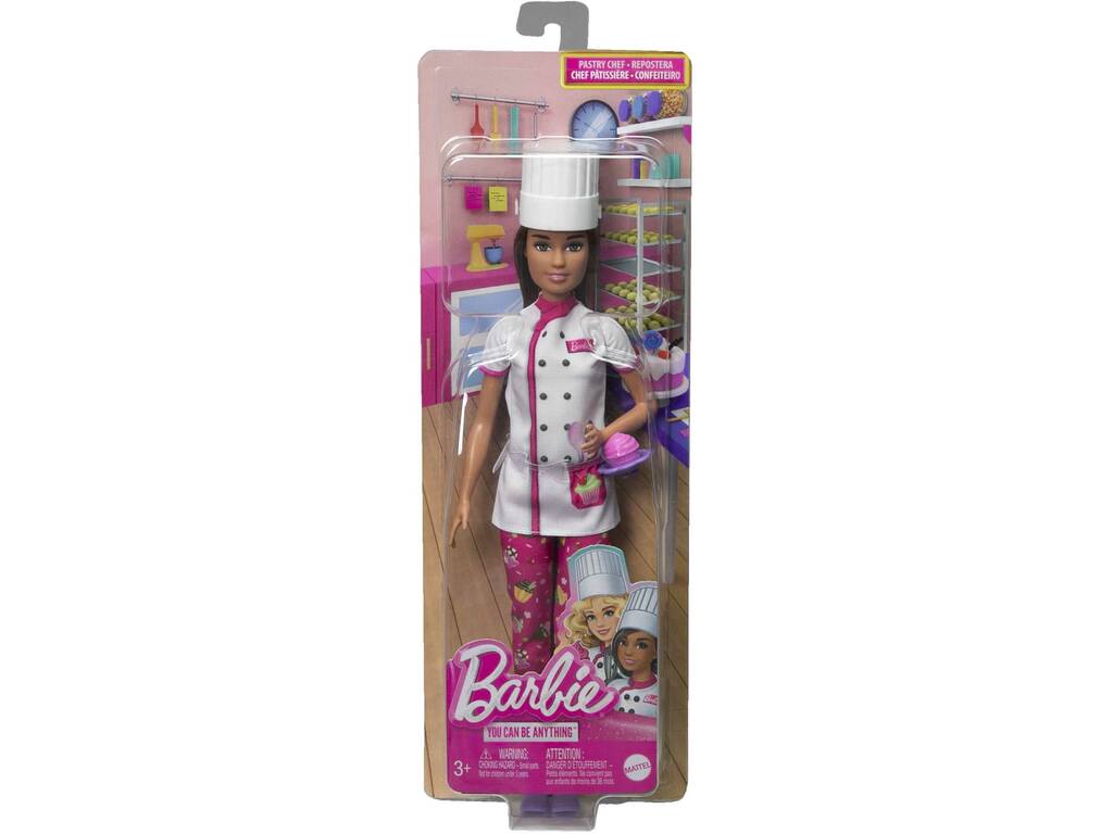 Barbie Tú Puedes Ser Chef Pastelera DE MATTEL HKT67
