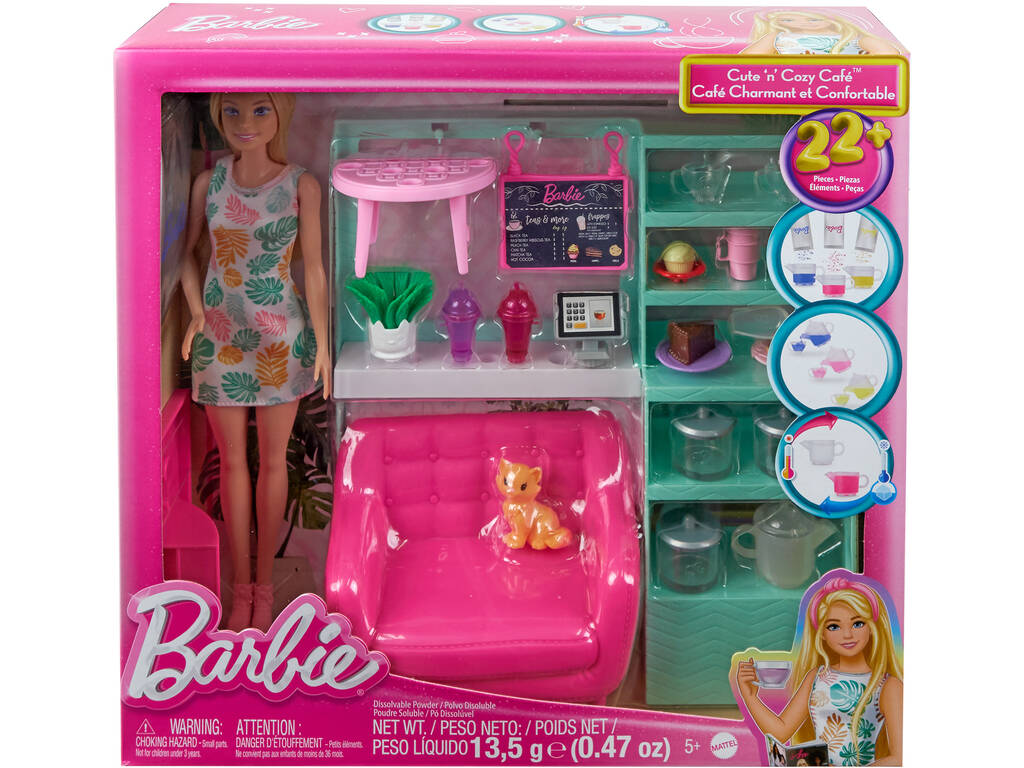Barbie Cafetaría Bem-estar Mattel HKT94