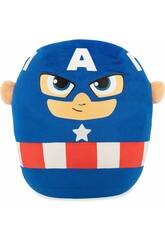 Peluche Marvel Squish Beanies 25 cm. Capitán América TY 39257