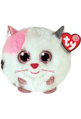 Peluche 10 cm. Puffies Muffin White Cat di TY 42509