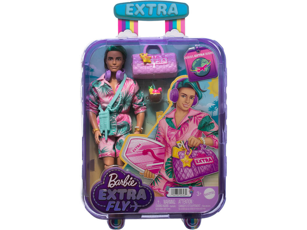 Barbie Extra Fly Muñeco Playa de Mattel HNP86