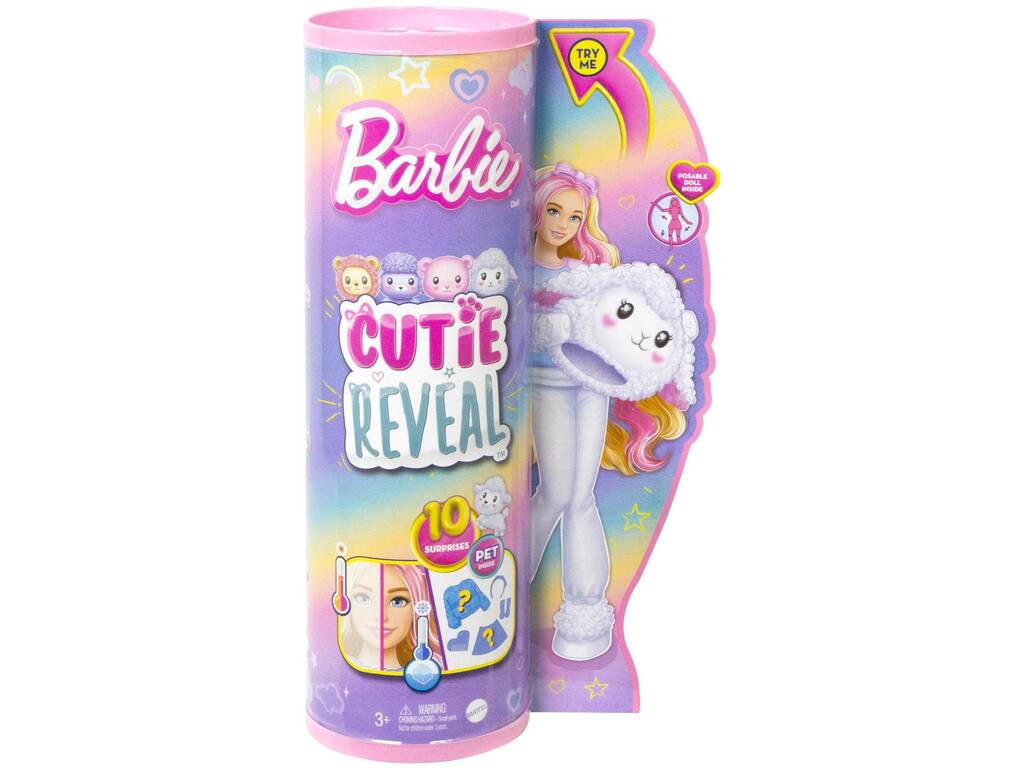 Barbie Cutie Reveal Camisetas Cozy Oveja de Mattel HKR03