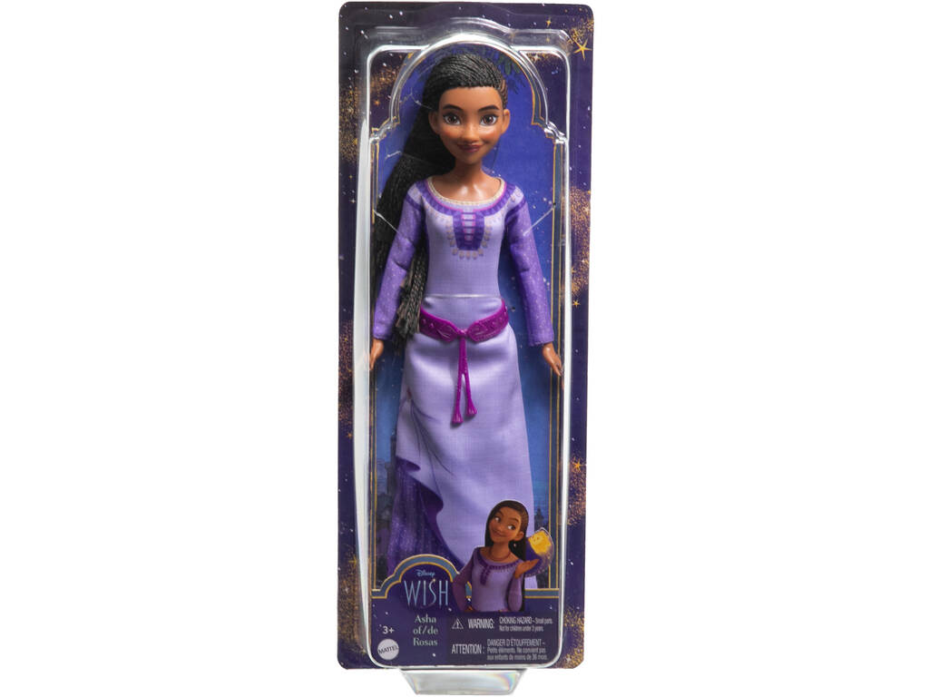 Disney Princess Poupée - Souhait - 15 cm - Asha