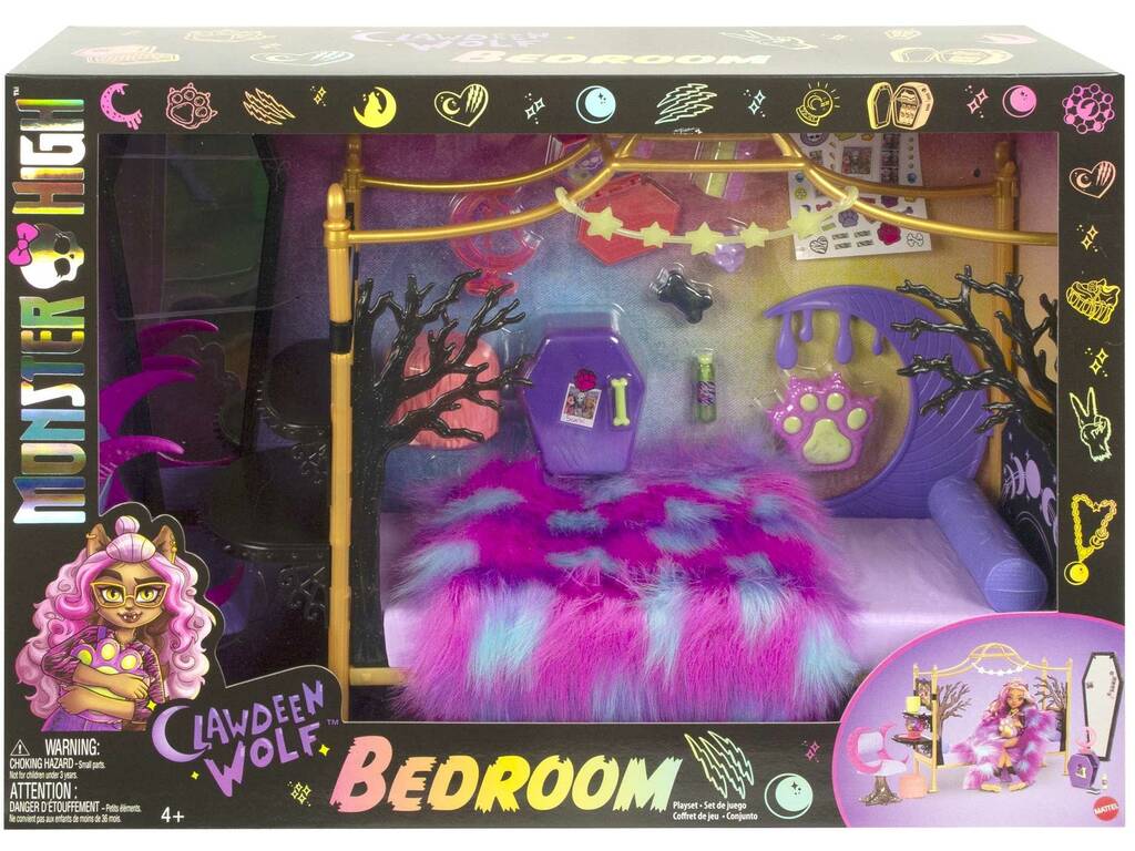 Chambre du loup Clawdeen de Monster High par Mattel HHK64