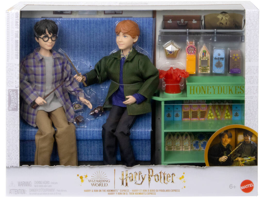 Harry Potter e Ron no Expresso de Hogwarts Mattel HND79