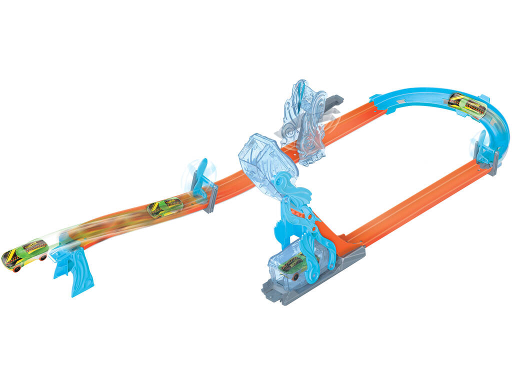 Hot Wheels Track Builder Pack Launch Box zum Springen mit voller Geschwindigkeit Mattel HNJ67