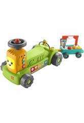 Fisher Price Ríe y Aprende Tractor 4 En 1 Mattel HRB83