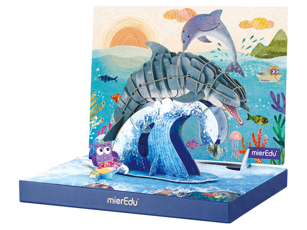 Puzzle 3D Eco Dolphin Mier Edu ME4223