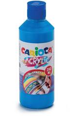Carioca Botella Pintura Acrilica 250 ml. Azul de Carioca 40431/05