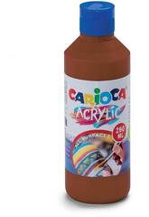 Carioca Garrafa Pintura Acrilica 250 ml. Marrom de Carioca 40431/06