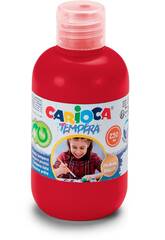 Carioca Garrafa Têmpera 250 ml. Vermelha de Carioca 40424/10