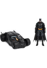 Batman Batmóvil y Figura 30 cm. Spin Master 6064628