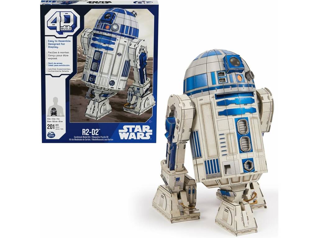 Star Wars R2D2 Spin Master 4D Puzzle 6069817