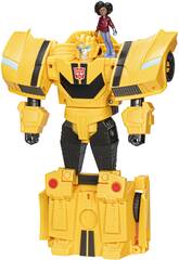 Transformers Earthspark Figura Bumblebee e Mo Malto Hasbro F7662
