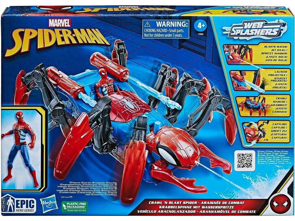 Spiderman Vehículo Aracnolanzador Hasbro F7845