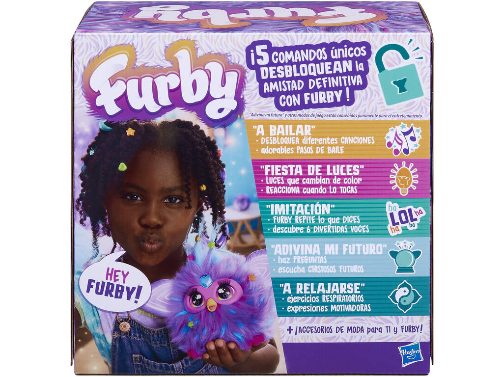 Furby Interaktive Plüsch Violett Farbe Hasbro F6743105