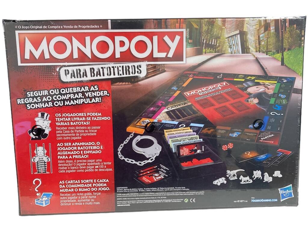 Jogo Educativo HASBRO Monopoly Batoteiros (Idade Mínima: 8 Anos