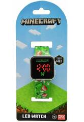 Reloj Led Minecraft de Kids Licensing MIN4129