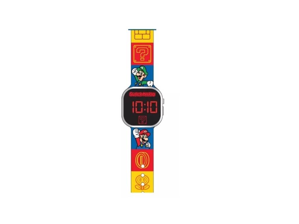 Horloge LED Super Mario par Kids Licensing GSM4236