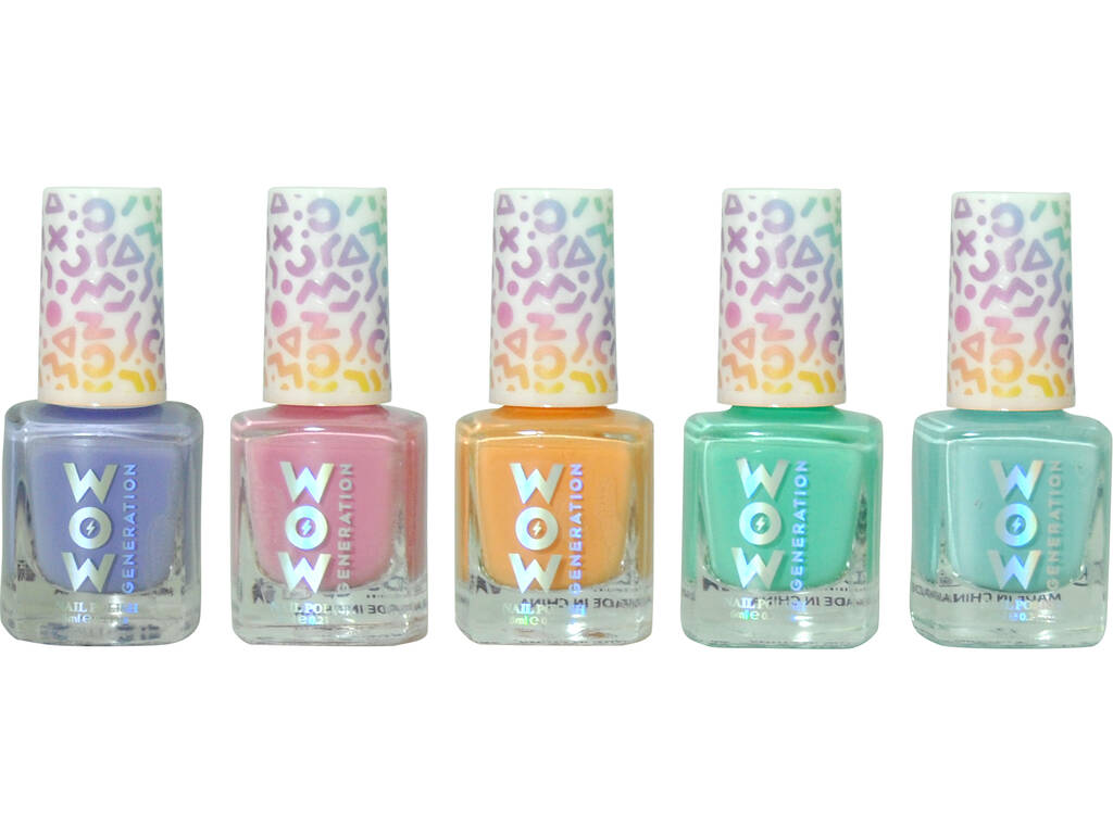 Pack 5 Vernis à ongles Wow Generation Pastel Colours Kids WOW00018