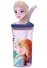 Frozen Vaso Figurita 3D 360 ml. Stor 74266