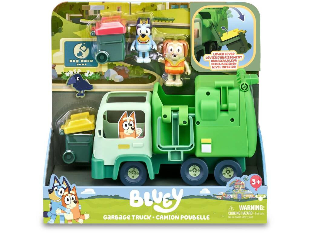 Bluey Caminhão Do Lixo com Figuras Famosa BLY44010