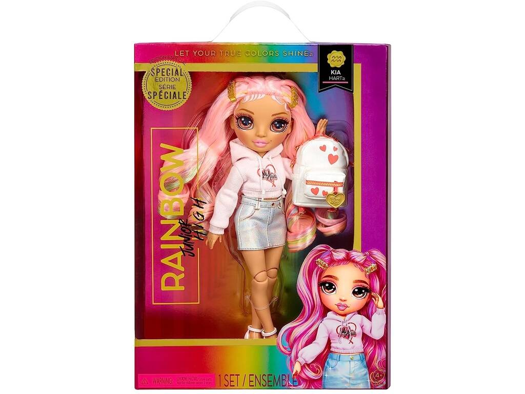 Rainbow High Junior Special Edition Kia Hart Puppe MGA 590781