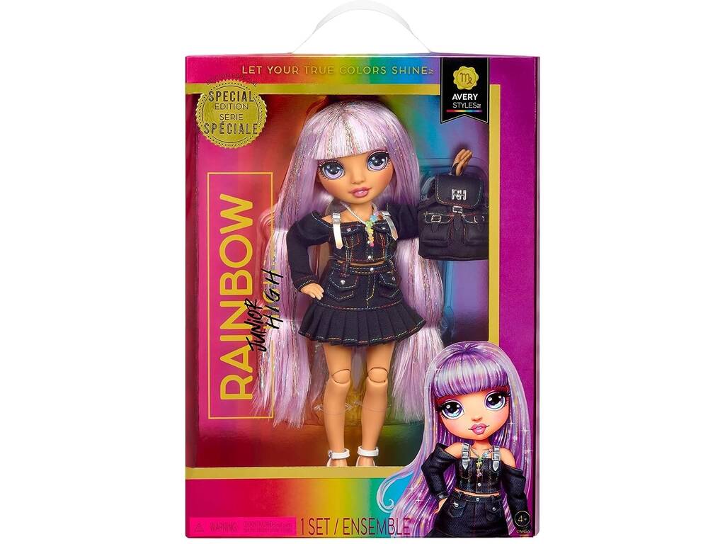 Rainbow High Junior Special Edition Avery Styles Puppe MGA 590798