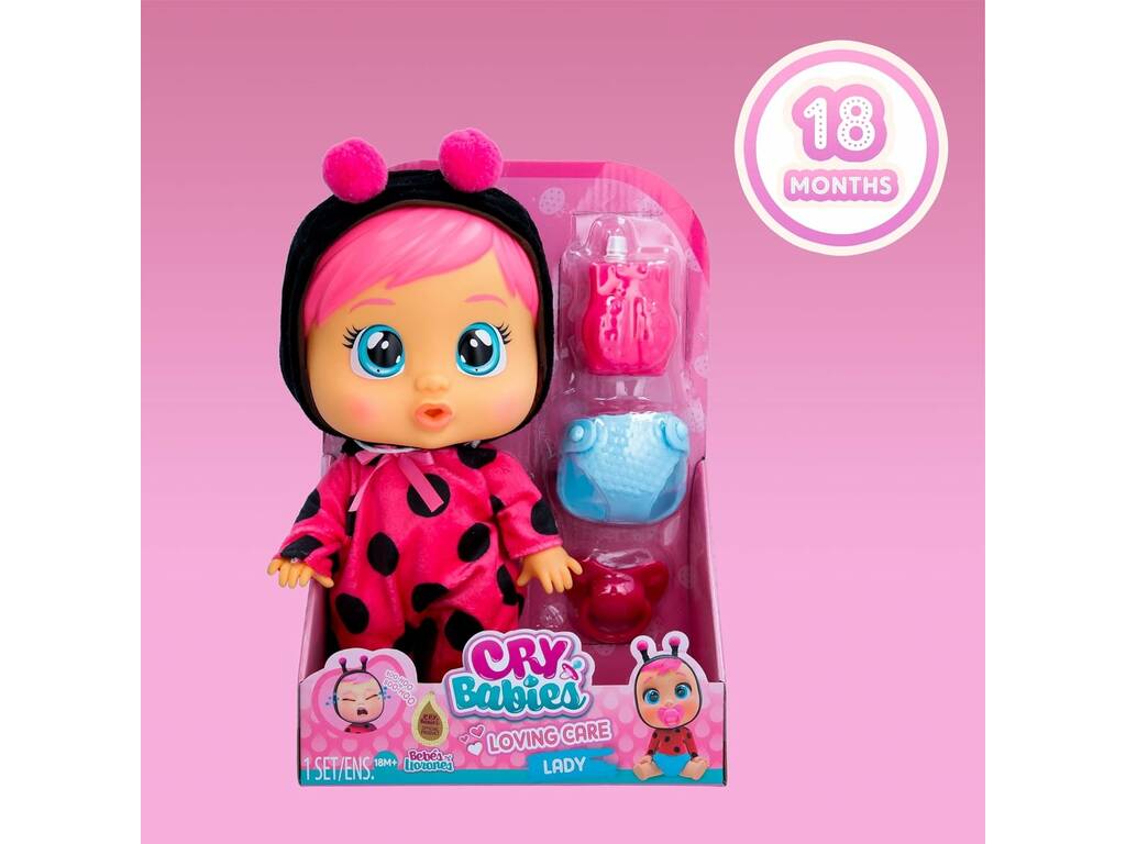 Cry Babies Loving Care Lady Puppe IMC Toys 907348