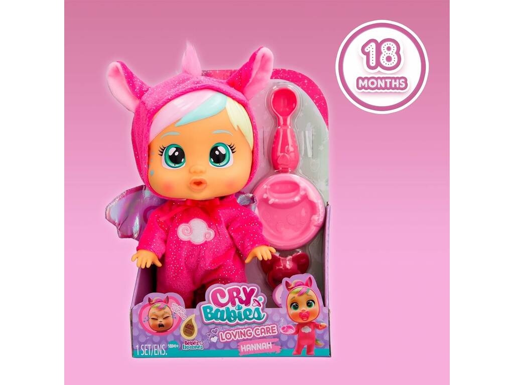 Crying Babies Loving Care Hannah Doll IMC Toys 909793
