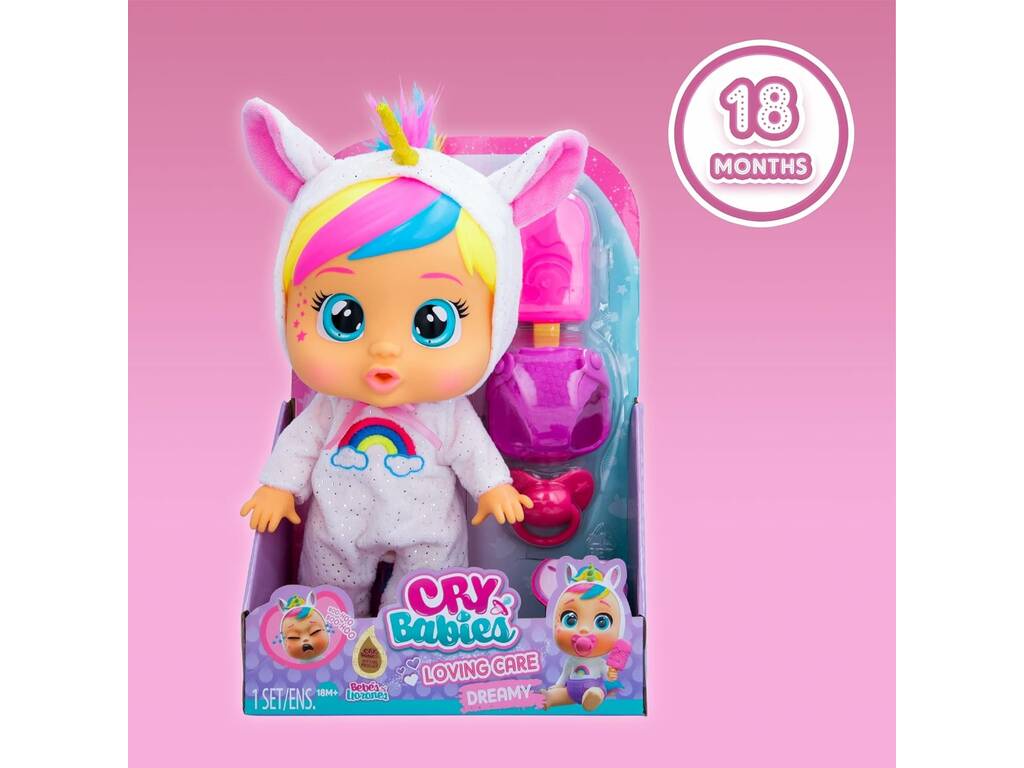 Poupée Dreamy Crying Babies Loving Care IMC Toys 911840