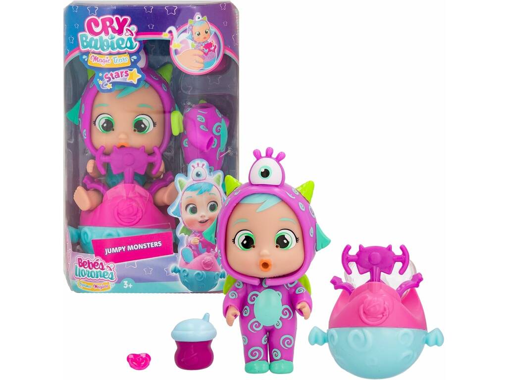 Bebés Chorões Lágrimas Mágicas Stars Jumpy Monsters Boneca Fuzz IMC Toys 913653
