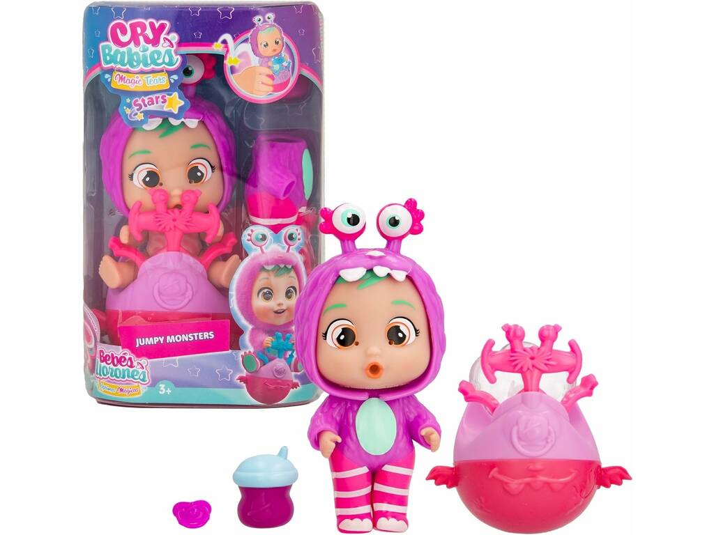 Cry Babies Magic Tears Stars Jumpy Monsters Bubu Puppe IMC Toys 913646