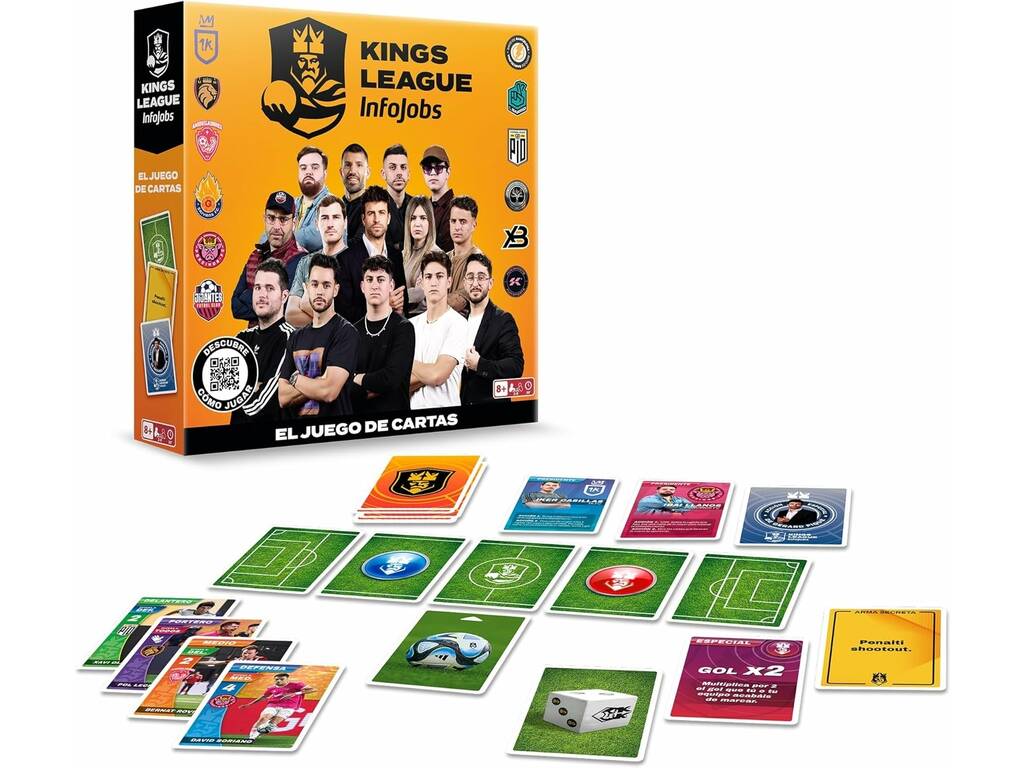 Jeu de cartes Kings League IMC Toys 922020