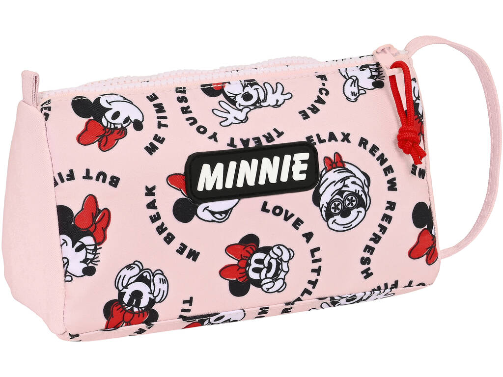 Estojo com Bolso Desdobrável Minnie Mouse Me Time Safta 412312917
