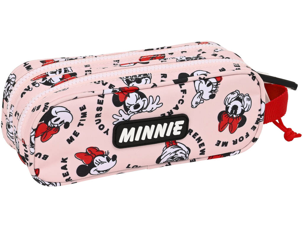 Safta Minnie Mouse Me Time Double Pencil Case 812312513