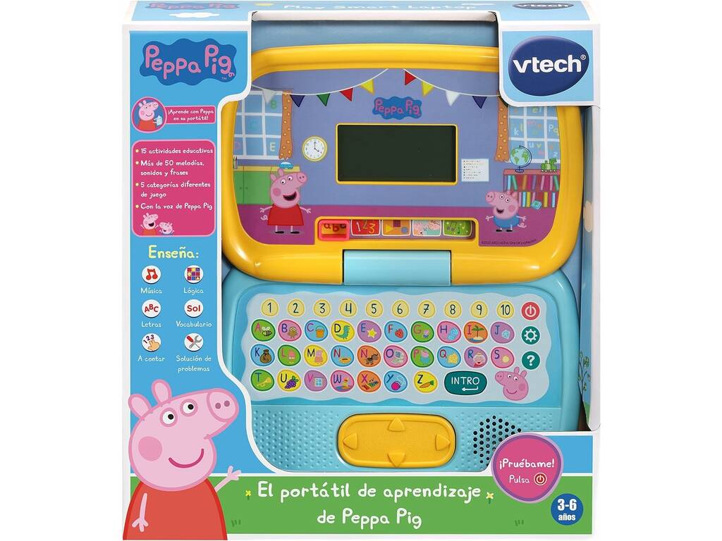 Peppa Pig Der Peppa Pig Lern-Laptop Vtech 80-553522