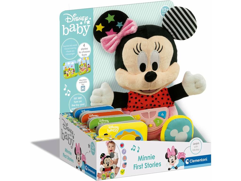 Peluche Disney Baby Minnie Storyteller Clementoni 61370