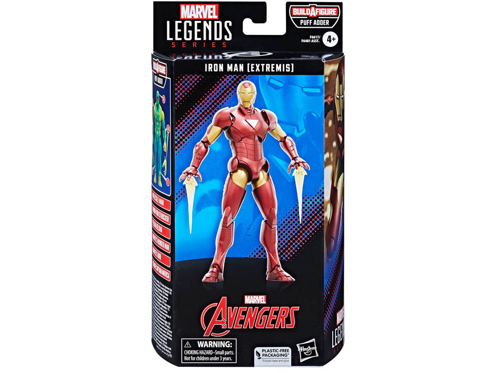 Marvel Legends Series Avengers Figura Iron Man Extremis Hasbro F6617