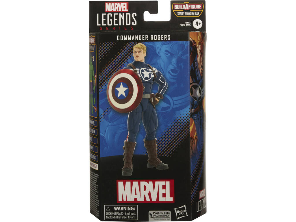 Marvel Legends Series Marvel Figura Commander Rogers Hasbro F3685
