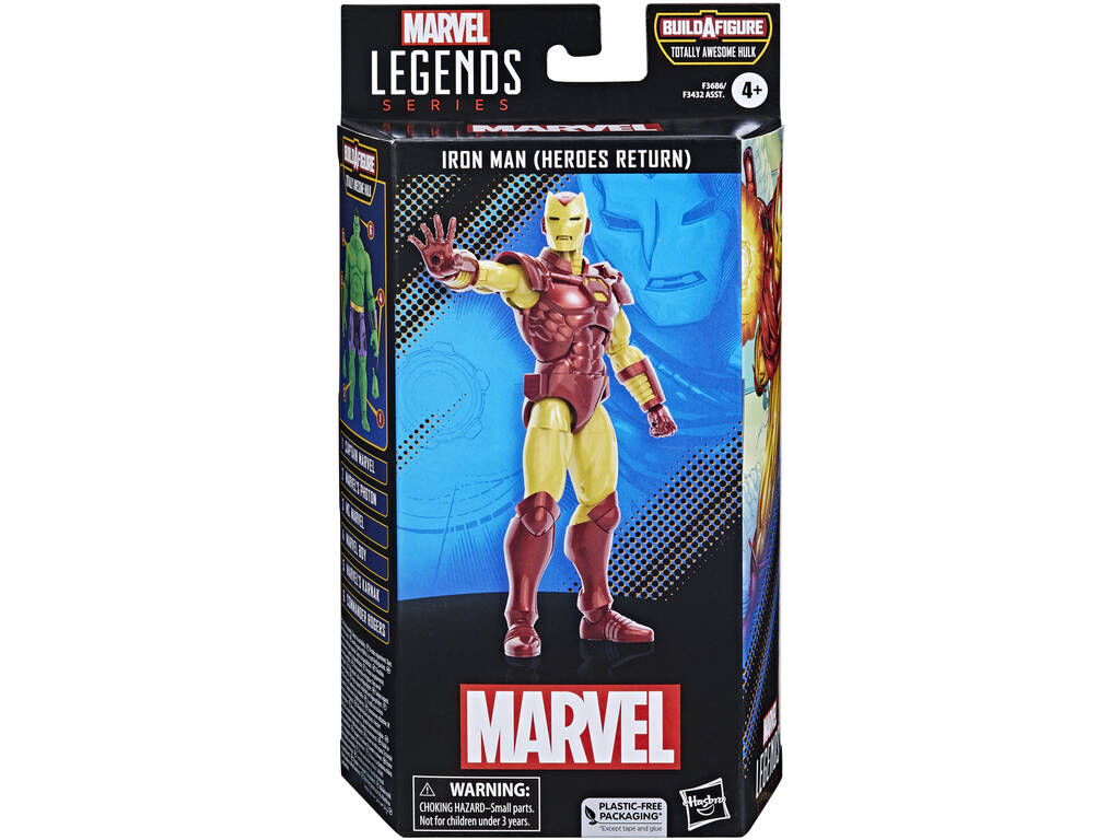 Marvel Legends Series Marvel Figura Iron Man Heroes Return Hasbro F3686