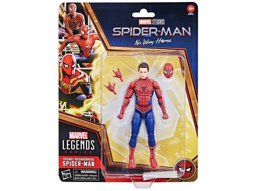 Marvel Legends Series Spider-Man No Way Home Figura Friendly Neighborhood Spider-Man Hasbro F6507