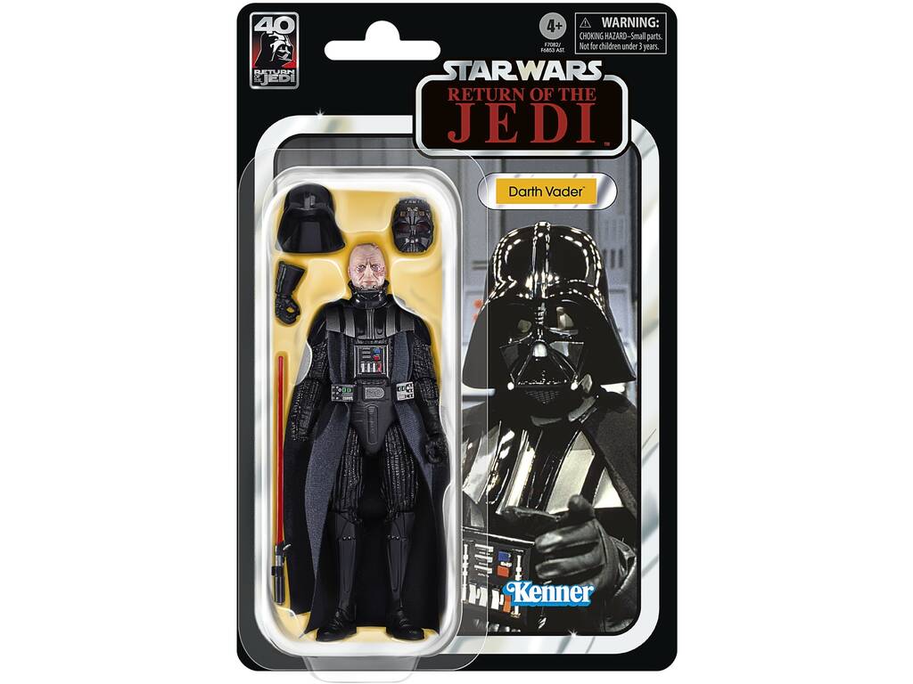 Star Wars Il Ritorno Del Jedi Figura Darth Vader Hasbro F7082