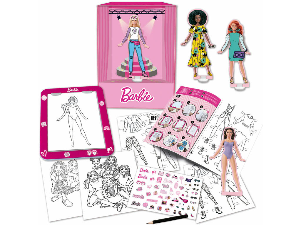 Tavolo luminoso Barbie Educa 19825