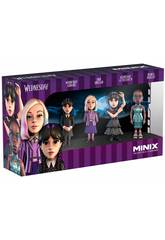 Minix Pack 4 Figuras Wednesday Bandai MN14781