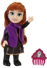 Disney Frozen Petite poupée Anna 15 cm. avec peigne Jakks 21715