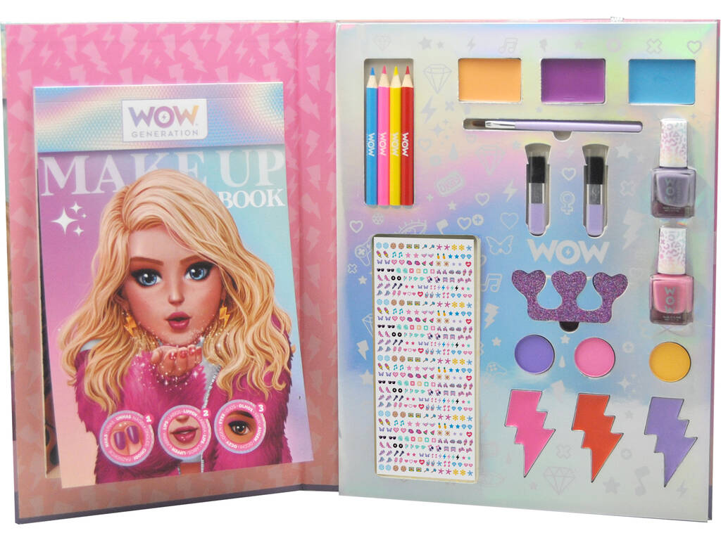 Master Book Maquilla y Colorea Wow Generation de Kids Licensing WOW00058