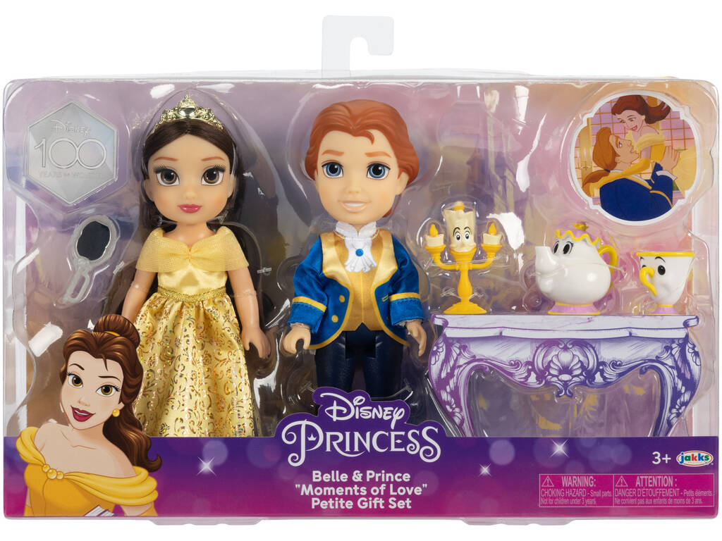 Disney-Prinzessinnen-Set Belle und Prinz Jakks 218854