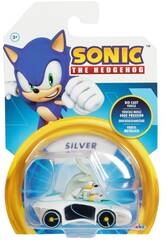 Sonic Vehículo Diecast Silver Lightron Jakks 40921